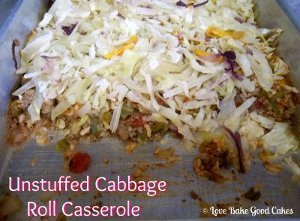 Unstuffed Cabbage Roll Casserole