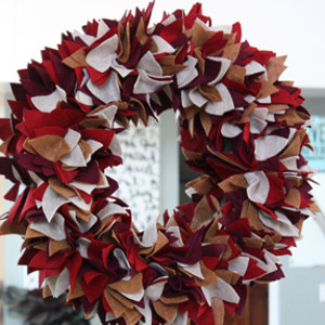 Felt Autumn Wreath Felt Autumn Wreath