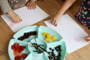 Painting Fun with Fruit