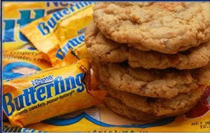 Homemade Butterfinger Cookies