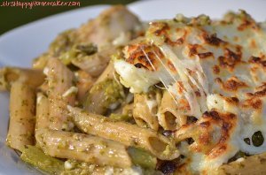 Pesto Ranch Pasta Bake