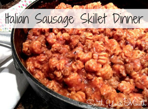 Italian Sausage Skillet Dinner