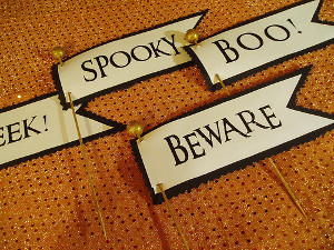 Spooky Halloween Pennants