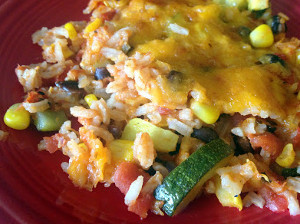 Easy Vegetarian Mexican Casserole