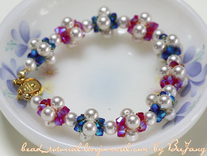Colorful Pearls and Crystals Bracelet Colorful Pearls and Crystals Bracelet