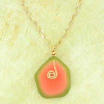 Faux Watermelon Tourmaline Pendant Faux Watermelon Tourmaline Pendant