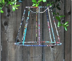 Scrap Strip Lampshade Accent Piece