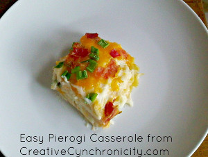 Easy Pierogi Casserole