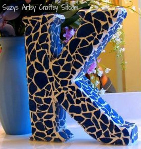 Mosaic Monogram Tutorial Mosaic Monogram Tutorial
