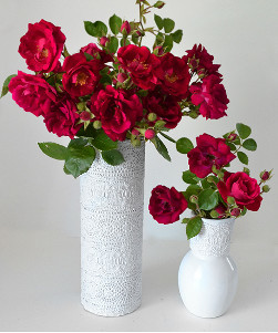 Dainty Lace Vases
