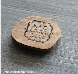 Rustic Save the Date Magnets Rustic Save the Date Magnets