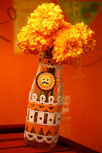 Upcycled Halloween Vase