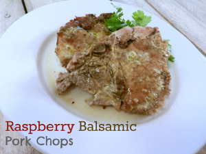 Raspberry Balsamic Pork Chops