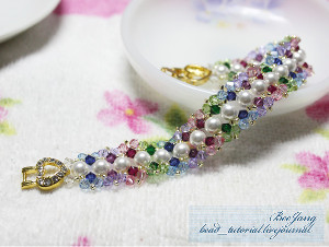 Rainbow Pearl Bracelet Pattern