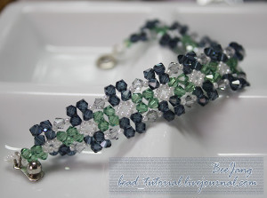 Checkered Crystals Bracelet
