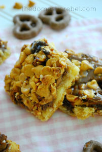 Homemade Chubby Hubby Magic Bars