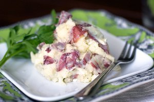 Perfectly Cheesy Smashed Potatoes