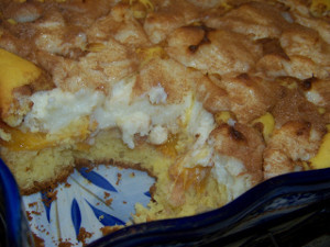 Miraculous Peaches and Cream Cake