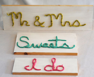 Wooden Wedding Signs