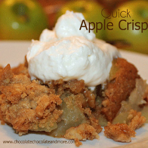 Quick Apple Crisp