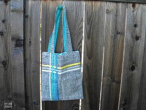 Woven Ribbon Tote