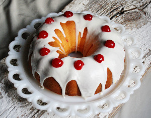 Maraschino Cherry Bundt Cake