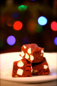 Santa's Favorite Christmas Fudge