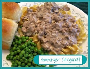 One Pot Hamburger Stroganoff