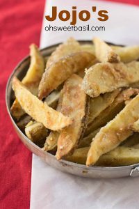 Homemade JoJo's Potatoes