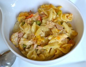 Chicken Noodle and Dumpling Casserole