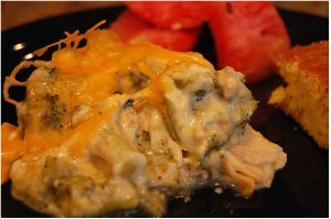 Slow Cooker Chicken Broccoli Divan