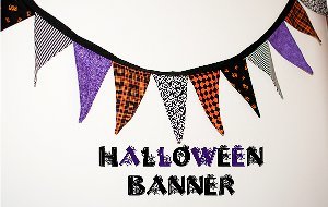 Halloween Pennant Banner