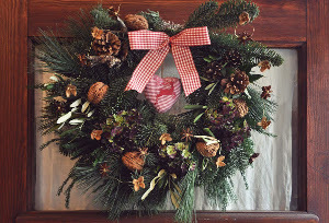 Rustic Pine Tree Limb Wreath