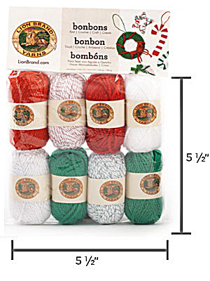 Lion Brand Bonbons Yarn: Jingle Bells