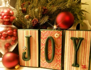 Christmas Letter Blocks