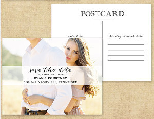 Printable Postcard Save the Date
