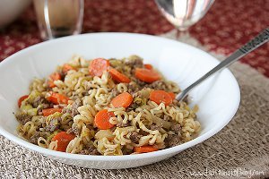 Throw Together Ramen Beef Toss Throw Together Ramen Beef Toss