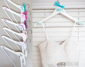 Personalized Bridal Party Hangers