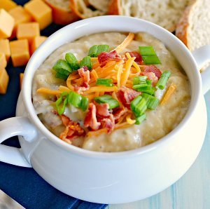 Phenomenal "Loaded" Baked Potato Soup