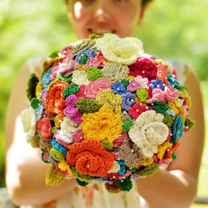 Vintage Crochet Wedding Bouquet 