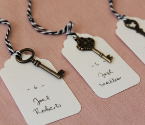 Enchanting Skeleton Key Escort Tags