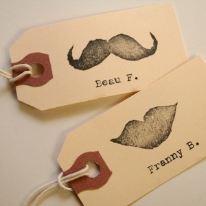 Hipster Wedding Place Cards