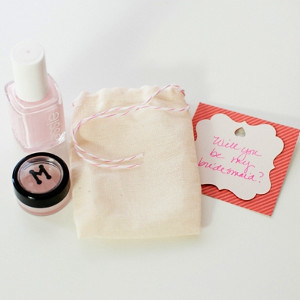 Spa Day Bag Bridesmaid Invite