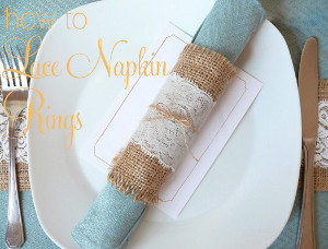Darling Lace Napkin Rings