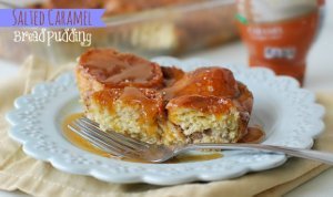 Salted Caramel Bread Pudding