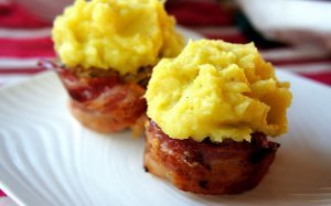 Meatloaf and Potatoes "Cupcakes"
