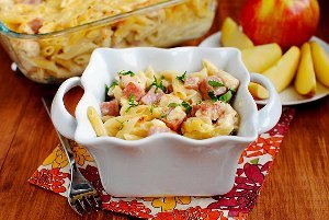 Chicken Cordon Bleu Mac and Cheese