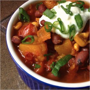 Vegetarian Chili with Butternut Squash