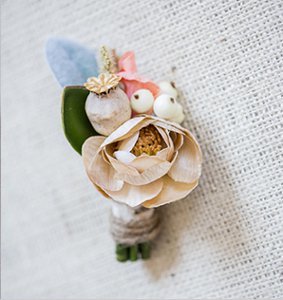 Gorgeous Silk Flower Boutonniere