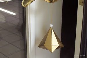 Festive Folded German Paper Bell